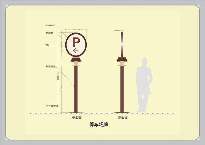 標識導視設計-停車場牌|聚奇廣告